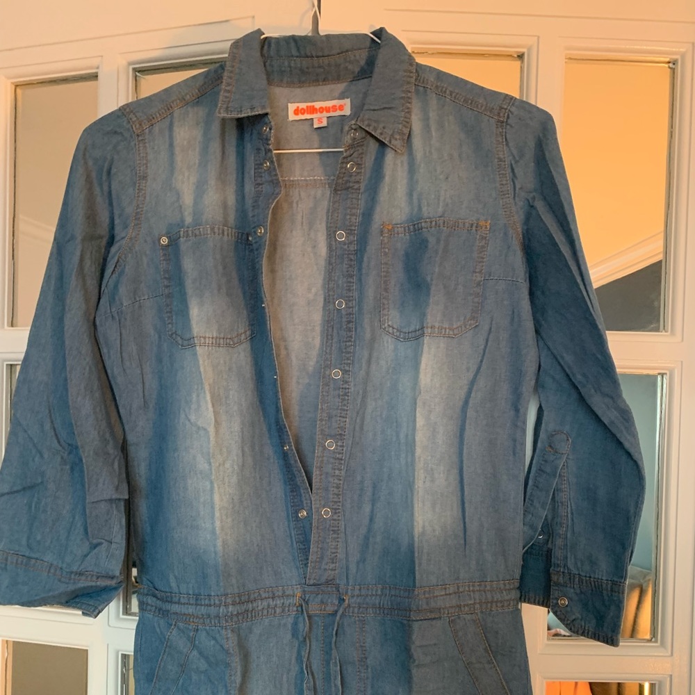 Denim jumpsuit